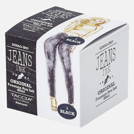 NAKABAYASHI Taccia Jean Fountain Pen Ink 40ml Black