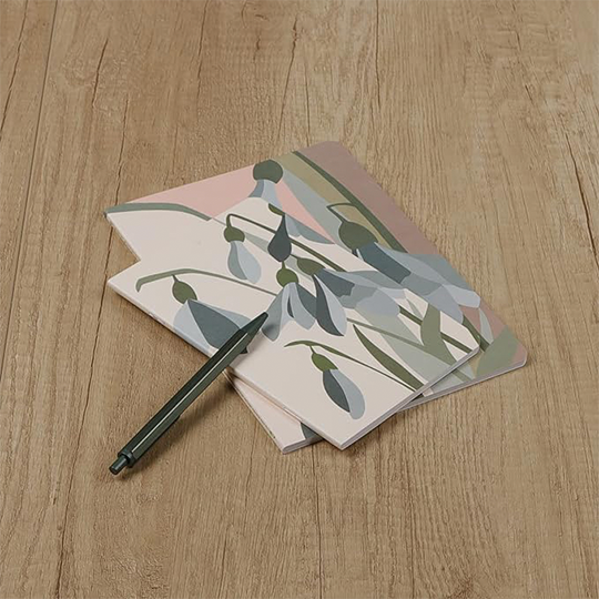 CLAIREFONTAINE La Vie En Vosges Stapled Sewn on Spine Notebook A5 x 32