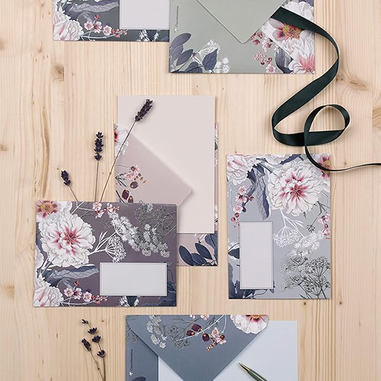 CLAIREFONTAINE Pollen Botanic Garden 120gsm C6 x 20 Violine