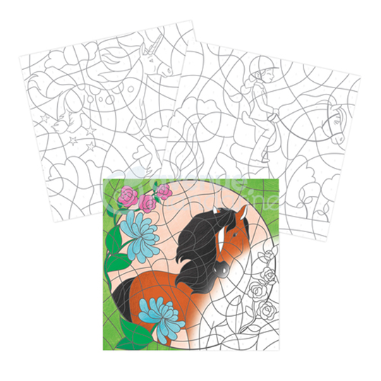 AVENUE MANDARINE Graffy Pop Number Coloring Book 160gsm x 24
