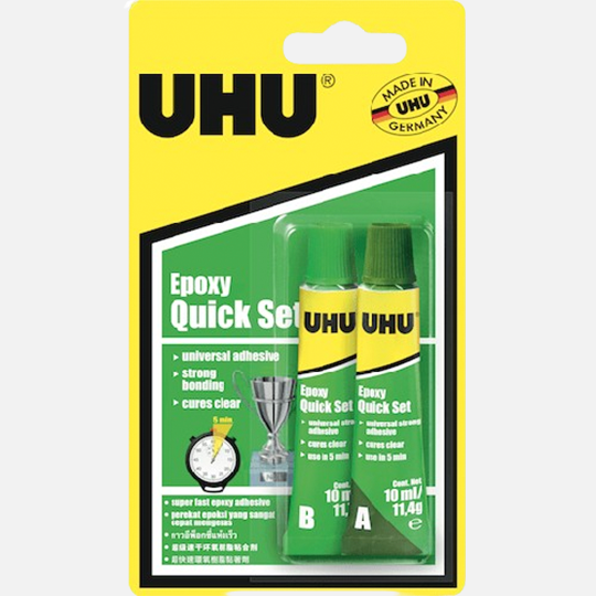 UHU Epoxy Quick Set Adhesive 10ml x 2
