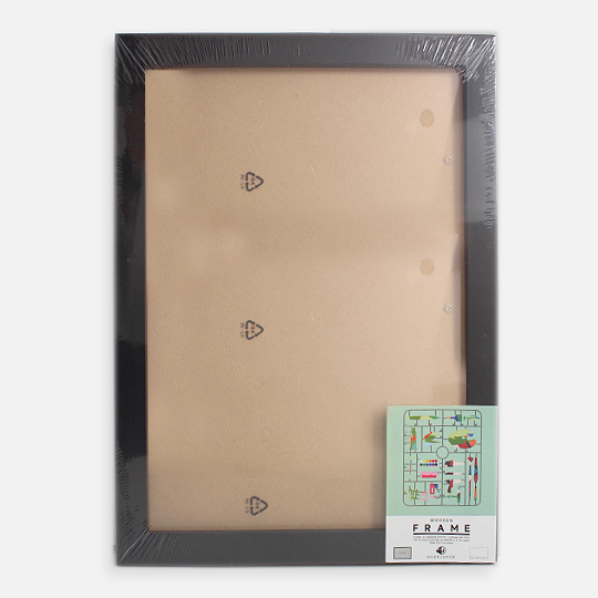 OVJ Wooden Picture Frame A4 Black