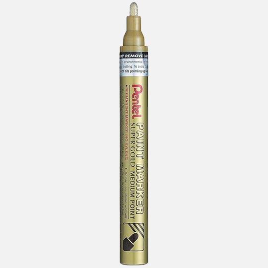 PENTEL Medium Point Paint Marker Gold