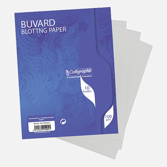 CLAIREFONTAINE Calligraphe Blotting Paper 100gsm 16cm x 21cm x 10