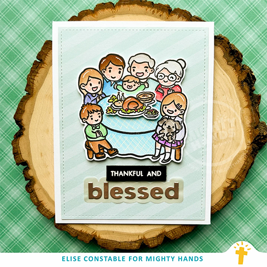 MIGHTY HANDS Clear Stamp 4"x 6" Feast