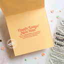 MIGHTY HANDS Clear Stamp 4” x 6” Bilingual Greetings (CN)