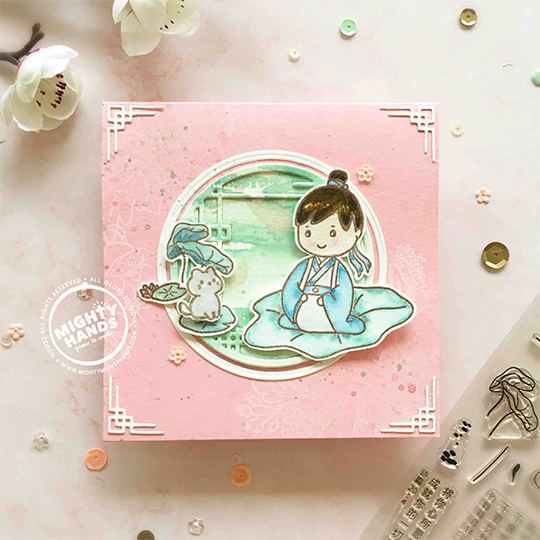 MIGHTY HANDS Clear Stamp 4” x 6” Peace from God (CN)