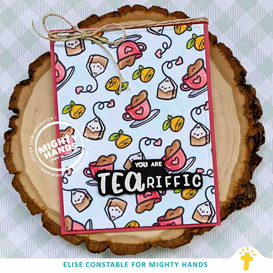 MIGHTY HANDS Clear Stamp 4” x 6” Overflowing Cup