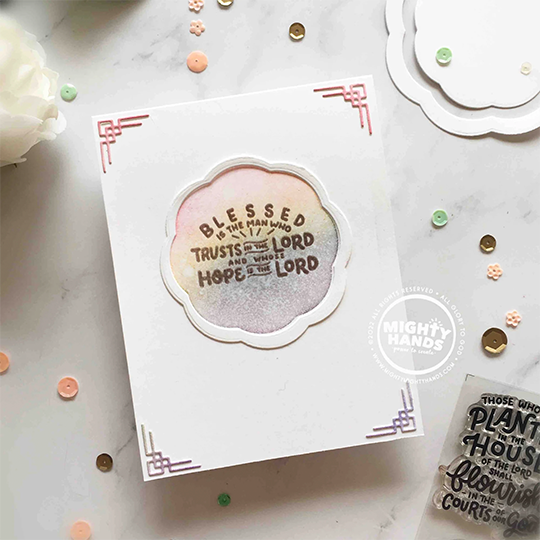 MIGHTY HANDS Clear Stamp 4” x 6” Planted