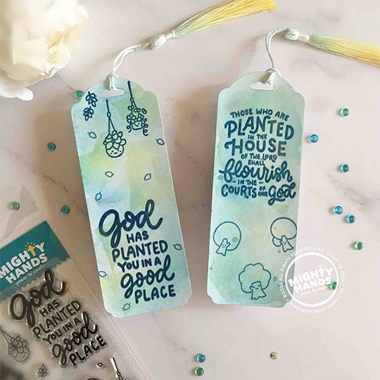 MIGHTY HANDS Clear Stamp 4” x 6” Planted