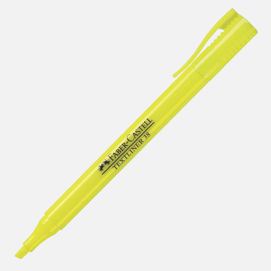 FABER-CASTELL Textliner 38 Fluorescent Highlighter Set x 4