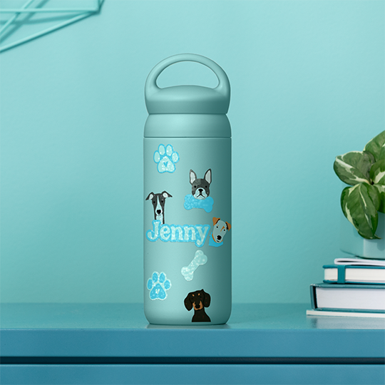 OVJ CRICUT Joy Xtra Printable Waterproof Holographic Sticker Transparent Set A4 x 5