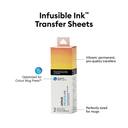 OVJ CRICUT Infusible Ink Transfer Sheets 11.4cm x 30.5cm Pink Lemonade x 2