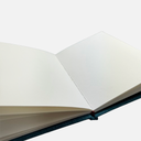 Hand-Stitch 100% Cotton Cold Press Watercolor Paper Portrait Sketch Book 300gsm A5 x 20 Plain Turquoise By Amono Studio