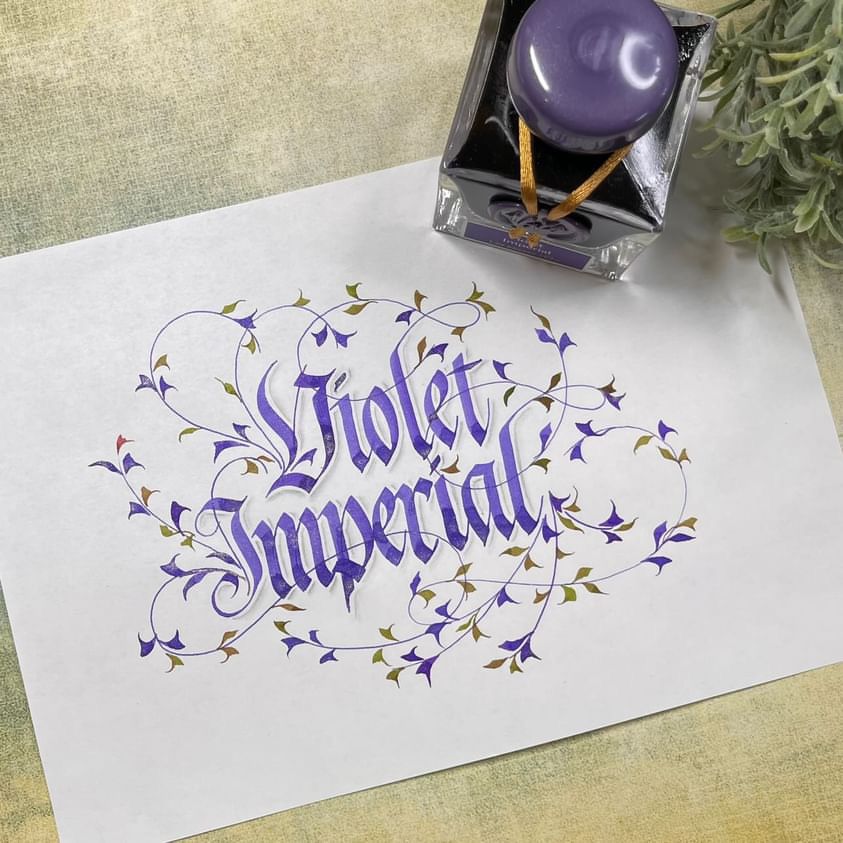 JACQUES HERBIN 1670 Anniversary Ink 50ml Violet Imperial