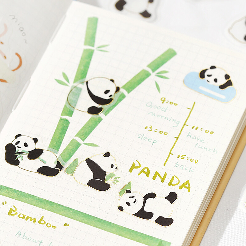 BGM Deco Sticker Pandas