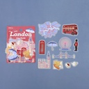 BGM The Clear Seal City Walk Deco Sticker London