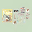 BGM The Clear Seal City Walk Deco Sticker New York