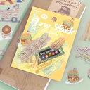 BGM The Clear Seal City Walk Deco Sticker New York