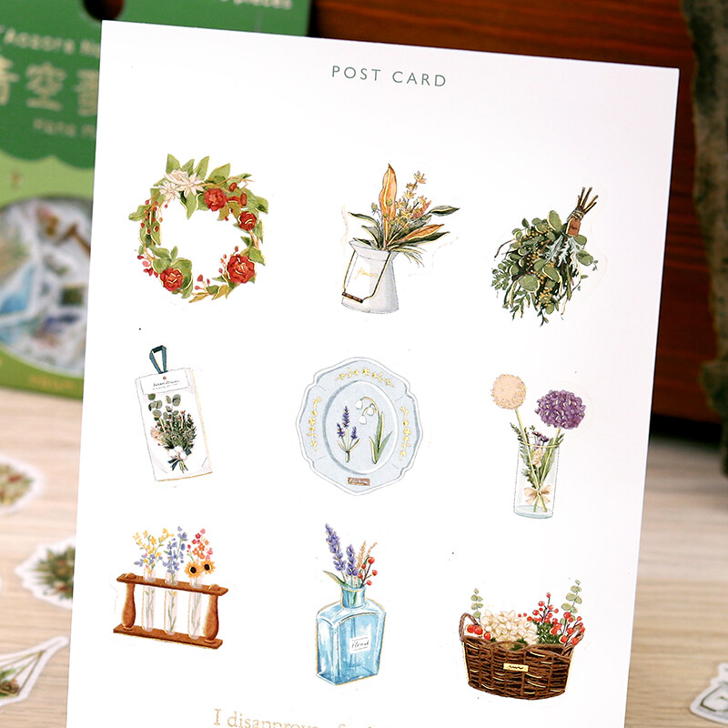 BGM Deco Flake Sticker Aozora Flea Market Hana Marche