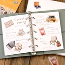 BGM Deco Flake Sticker Aozora Flea Market Instruments