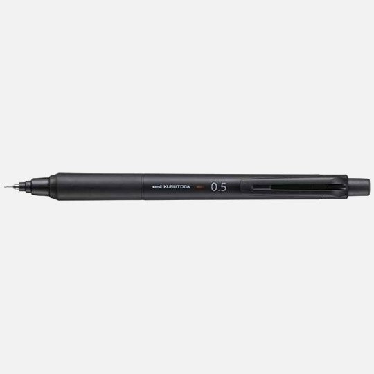 UNI Kuru Toga Mechanical Pencil 0.5mm Black