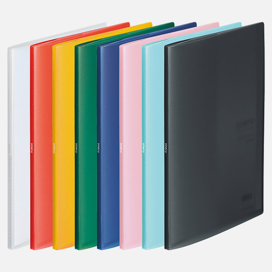 LIHIT LAB. Seoru 10-Sheet Clear Book A4 Black