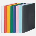 LIHIT LAB. Seoru 10-Sheet Clear Book A4 Black