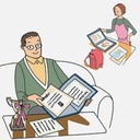 LIHIT LAB. 20-Sheet Clear Book Clear