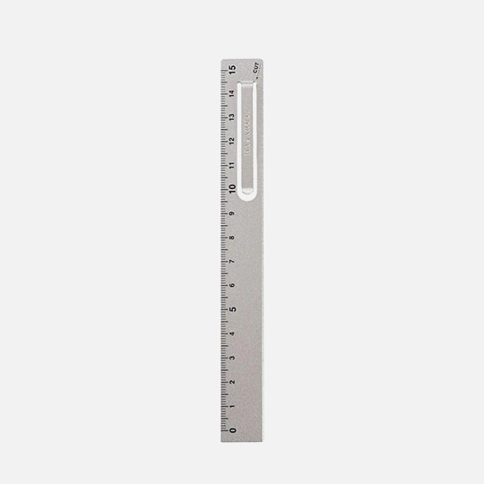 HILINE Hasarurah Aluminum Ruler Silver 15cm