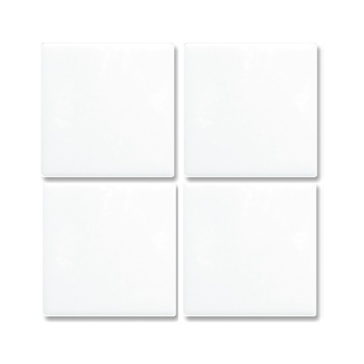 OVJ Mosaic White Ceramic Tile 10cm x 10cm