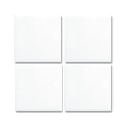 OVJ Mosaic White Ceramic Tile 10cm x 10cm