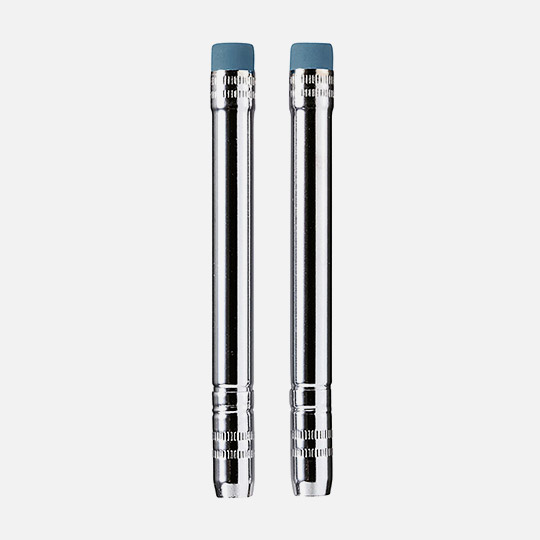 STAD Aluminium Pencil Holder x 2 (Erasers Included)