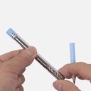 STAD Aluminium Pencil Holder x 2 (Erasers Included)