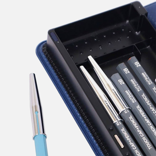 STAD Pencil Cap x 3 Silver