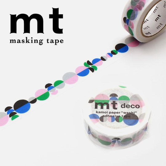 MT Deco Washi Tape 15mm Circles