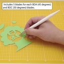 NT D-401P Art Knife Blue