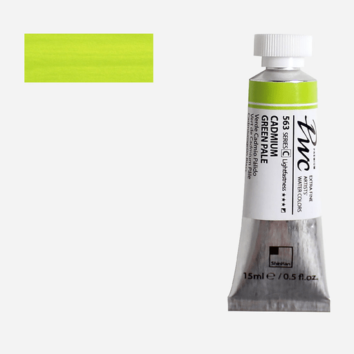 SHINHAN Premium Watercolor 15ml 563 Cadmium Green Pale