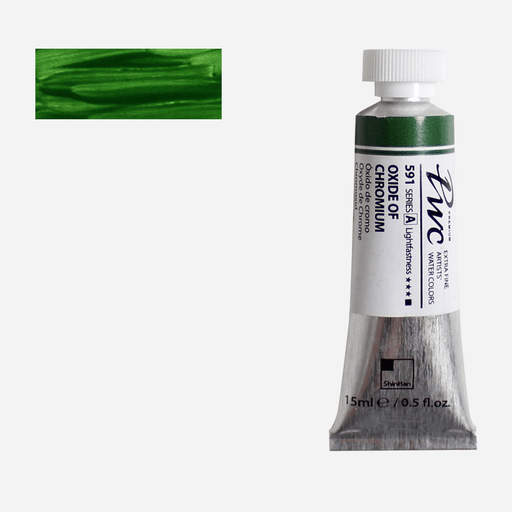 SHINHAN Premium Watercolor 15ml 591 Oxide Of Chromium