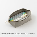 MIDORI Pen Tray Pouch Grey