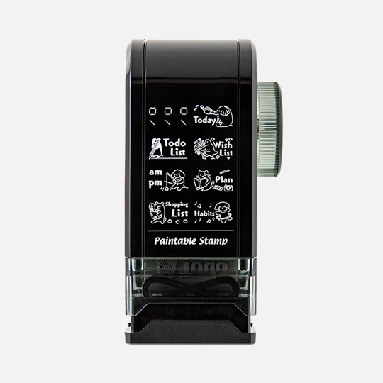 MIDORI Paintable Rotating Stamp Dial List