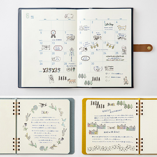 MIDORI Paintable Rotating Stamp Dial List