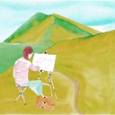 HOLBEIN Plastic Water Bottle 60ml Green