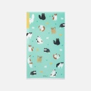 MIDORI 3-Pocket Clear Folder With Flap A5 Slim Cats