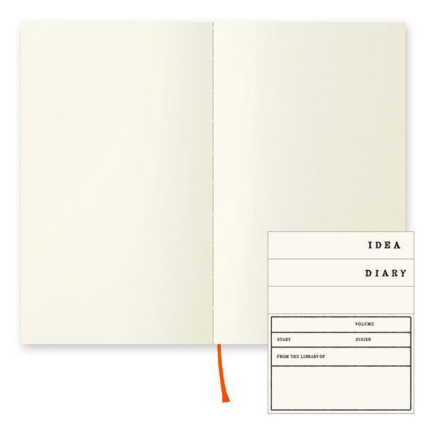 MIDORI MD Blank Notebook 52gsm B6 Slim x 88