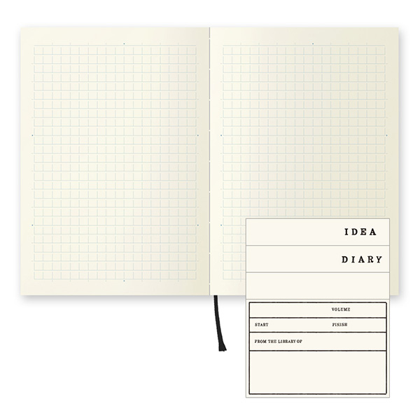 MIDORI MD Grid Notebook 52gsm A6 x 88