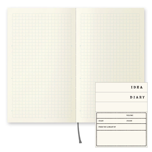 MIDORI MD Grid Notebook 52gsm B6 Slim x 88