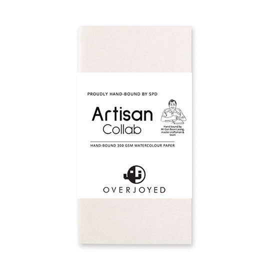 OVJ 100% Cotton Hot Press Watercolor Paper 300gsm 11cm x 21cm x 12 By SPD