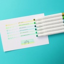 KOBARU Maru Liner Marker Set x 6 Fresh Green