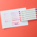 KOBARU Maru Liner Marker Set x 6 Night Life